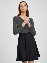 Orsay Sukienka w kolorze czarno-białym rozmiar: M. Czarne sukienki damskie Orsay, bez wzorów, bez ramiączek. Za 61.17 zł.