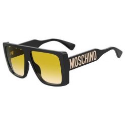 Okulary przeciwsłoneczne MOSCHINO MOS119/S 807 dla kobiet, rozmiar 59 mm. Czarne okulary przeciwsłoneczne damskie MOSCHINO. W wyprzedaży za 766.70 zł.