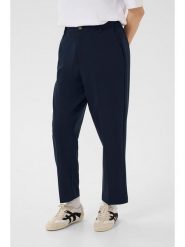 Kaffe Spodnie w kolorze granatowym rozmiar: 42. Niebieskie spodnie materiałowe damskie Kaffe, bez wzorów, z materiału. Za 104.99 zł.