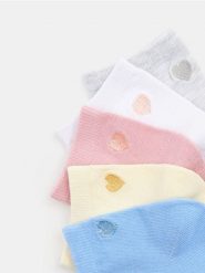 Skarpetki bawełniane 5 pack - wielobarwny. Skarpetki damskie Sinsay, bez wzorów, z bawełny. Za 25.99 zł.