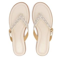 Japonki MICHAEL Michael Kors. Klapki damskie MICHAEL Michael Kors, bez wzorów, bez obcasa, bez zapięcia. Za 479.99 zł.