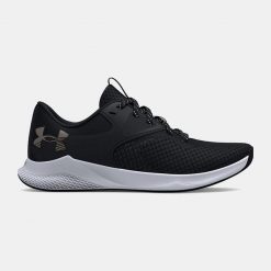 Buty Treningowe Damskie Under Armour Charged Aurora 2. Czarne obuwie sportowe damskie Under Armour, bez zapięcia, na fitness i siłownię. Za 209.99 zł.