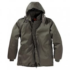 Parka Idaho Canada. Brązowe parki damskie PERCUSSION, l, z bawełny, bez kaptura. Za 287.00 zł.