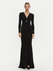 PINKO Sukienka wieczorowa 104935 A2GS Czarny Slim Fit. Czarne sukienki damskie Pinko, bez wzorów, z wiskozy, wizytowe, bez ramiączek. Za 1,309.00 zł.