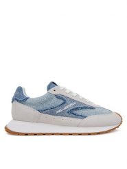 KARL LAGERFELD Sneakersy KL61123A Szary. Szare obuwie sportowe damskie KARL LAGERFELD, z materiału, bez zapięcia. Za 579.99 zł.