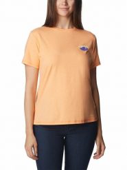 Columbia Koszulka sportowa "Sun Trek™" w kolorze pomarańczowym rozmiar: XL. Pomarańczowe koszulki sportowe damskie Columbia, xl, bez wzorów, z materiału, bez ramiączek, outdoorowe. Za 70.24 zł.