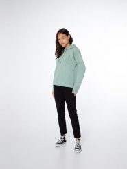Bluza damska Protest PRTKAIKOURA hoody. Niebieskie bluzy damskie Protest, xs, bez wzorów, bez kaptura. Za 289.99 zł.