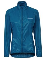 Kurtka rowerowa damska Matera Air Jacket. Niebieskie kurtki damskie Vaude, bez wzorów, z materiału, bez kaptura. Za 339.00 zł.
