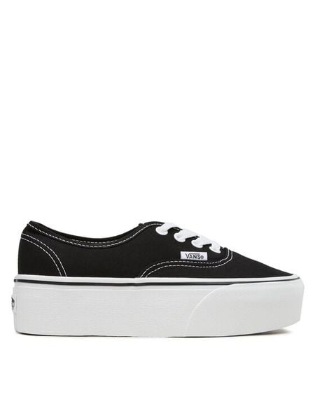 Vans Tenisówki Authentic Stackform VN0A5KXXBMX1 Czarny. Czarne obuwie sportowe damskie Vans, bez wzorów, z materiału, bez zapięcia. Za 277.99 zł.
