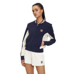 Bluza damska FILA Settanta. Niebieskie bluzy damskie Fila, m, bez wzorów, bez kaptura. Za 219.99 zł.