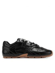 Nokwol Sneakersy Atlas Czarny. Czarne obuwie sportowe damskie Nokwol, ze skóry, bez zapięcia. Za 579.99 zł.