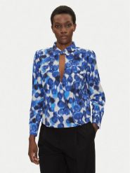 Morgan Bluzka 251-OFABI.F Kolorowy Regular Fit. Bluzki damskie Morgan, bez wzorów, z syntetyku, bez kołnierzyka, bez ramiączek. Za 179.99 zł.