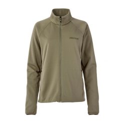 Bluza polarowa damska Marmot Leconte Hoodless. Zielone bluzy damskie Marmot, bez wzorów, z polaru, bez kaptura. Za 299.99 zł.