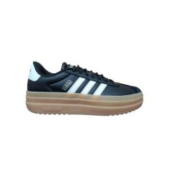 Buty ADIDAS VL COURT BOLD Czarny. Czarne obuwie trekkingowe damskie Adidas, ze skóry, bez zapięcia. Za 340.45 zł.