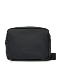 Rains Saszetka Box Bag 14100 Czarny. Czarne nerki i saszetki damskie Rains, bez wzorów, ze skóry. Za 279.99 zł.