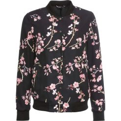 Kurtka bejsbolówka. Czarne kurtki damskie bonprix, bez wzorów, bez kaptura. Za 147.99 zł.