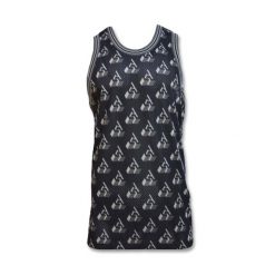 Koszulka sportowa Nike Giannis Antetokounmpo All Over Print Tank Top. Czarne koszulki sportowe damskie Nike, bez wzorów, bez ramiączek, do koszykówki. Za 177.00 zł.