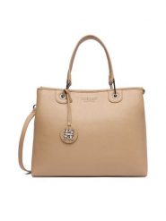 Nine West Torebka CEO-Soho Bloom-LDA8569 Beżowy. Brązowe kuferki damskie Nine West, bez wzorów, z materiału, bez dodatków. Za 279.99 zł.