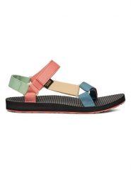 Teva Sandały "Teva" ze wzorem rozmiar: 38. Sandały damskie Teva, bez wzorów, z otwartym noskiem, bez obcasa, bez zapięcia. Za 223.99 zł.