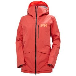 Damska kurtka typu infinity shell Helly Hansen Aurora. Czerwone kurtki damskie Helly Hansen, na zimę, bez wzorów, bez kaptura. W wyprzedaży za 2,494.00 zł.