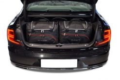 Torby Do Bagażnika Volvo S90 Phev 2019+ 5Szt Kjust. Czarne torby podróżne KJUST, bez wzorów, z kauczuku. Za 1,540.00 zł.