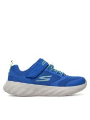 Skechers Sneakersy Go Run 400 V2-Goltran 405095L/BLLM Niebieski. Niebieskie buty sportowe chłopięce Skechers, z materiału, bez zapięcia. Za 119.99 zł.