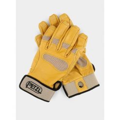 Rękawice do asekuracji Petzl Cordex Plus. Żółte rękawiczki damskie PETZL, bez wzorów. Za 223.99 zł.