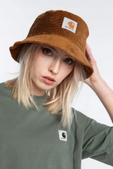 Czapka kapelusz Bucket Carhartt WIP Cord Bucket Hat I028162-1NFXX (S/M). Brązowe czapki damskie Carhartt, bez wzorów. Za 229.00 zł.