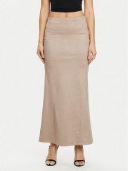Guess Spódnica maxi W5RD51 WE0L0 Beżowy Regular Fit. Brązowe spódnice damskie Guess, l, z aplikacjami, z syntetyku, maxi. Za 309.99 zł.