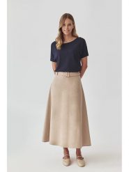 TATUUM Spódnica w kolorze beżowym rozmiar: 44. Brązowe spódnice damskie TATUUM, bez wzorów, z tkaniny, maxi. Za 127.65 zł.