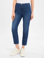 MAC Dżinsy - Chino Turn Up Kobiety Bawełna niebieski, 44. Niebieskie jeansy damskie MAC. Za 499.95 zł.