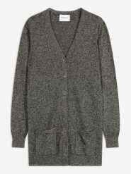 Perfect Cashmere Kaszmirowy kardigan "Pearl" w kolorze szarym rozmiar: M. Szare kardigany damskie Perfect Cashmere, m, bez wzorów, z kaszmiru. Za 413.99 zł.