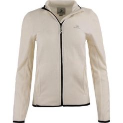Bluza Damska Plus Size Biała 4XL - Athl. Wydział Luna. Białe bluzy damskie GLENMUIR, plus size, bez wzorów, z polaru, bez kaptura. Za 178.99 zł.