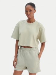 Reebok T-Shirt Reebok x Ewa Chodakowska Olka RK25612CCW Zielony jasny Relaxed Fit. Zielone t-shirty damskie Reebok, xs, bez wzorów, z bawełny, bez kołnierzyka. Za 79.99 zł.