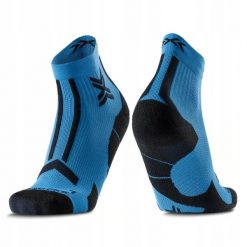Skarpety unisex X-Socks TRAILRUN DISCOVER ANKLE MINERAL BLUE/X BLACK A016. Niebieskie skarpetki damskie X Socks, bez wzorów, z włókna. Za 109.99 zł.