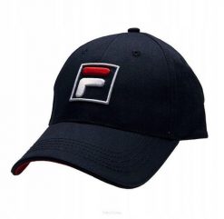 Czapka tenisowa Fila Baseball Cap Forze granatowa. Niebieskie czapki z daszkiem damskie Fila, bez wzorów, z bawełny. Za 69.00 zł.