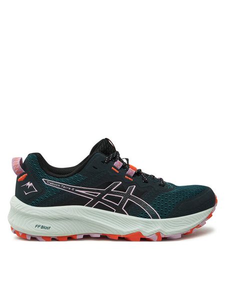 Asics Buty do biegania Trabuco Terra 2 1012B427 Zielony. Zielone obuwie sportowe damskie Asics, z meshu, bez zapięcia, do biegania. Za 359.99 zł.