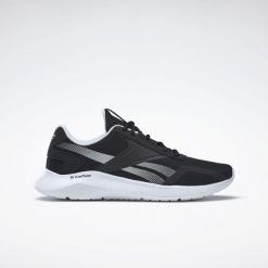 Buty do biegania damskie REEBOK ENERGYLUX 2.0 siateczka. Czarne obuwie sportowe damskie Reebok, bez zapięcia, do biegania. Za 166.00 zł.