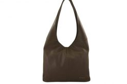 Worek skórzany BARBERINI'S c. beżowy 994-9. Brązowe shopper bag Barberinis, ze skóry, duże, bez dodatków. Za 259.99 zł.