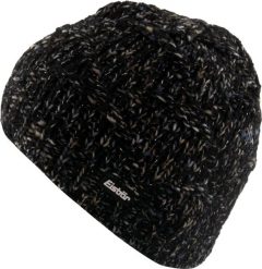 Czapka damska Eisbär Netta 50 cm, czarna. Czarne czapki damskie Eisbär, na zimę, bez wzorów, z materiału. Za 149.99 zł.