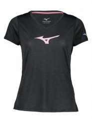 Mizuno Koszulka sportowa "Impulse Core" w kolorze czarnym rozmiar: XS. Czarne koszulki sportowe damskie Mizuno, xs, bez wzorów, z materiału, bez ramiączek. Za 48.28 zł.