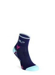 Skarpety biegowe damskie CMP Trail Sock SkinLife. Niebieskie skarpetki damskie CMP, bez wzorów, z elastanu. Za 43.99 zł.