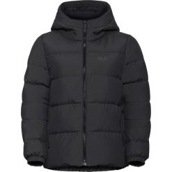 Kurtka puchowa damska Jack Wolfskin Frozen Palace. Czarne kurtki damskie Jack Wolfskin, s, bez wzorów, z materiału, bez kaptura. Za 899.99 zł.