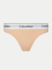 Calvin Klein Underwear Figi klasyczne 0000F3787E Pomarańczowy. Brązowe figi Calvin Klein Underwear, bez wzorów, z bawełny. Za 59.99 zł.