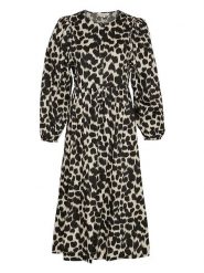 MOSS COPENHAGEN Sukienka "Ottelie Karalynn" w kolorze czarnym rozmiar: XL. Czarne sukienki damskie Moss Copenhagen, bez wzorów, z wiskozy, klasyczne, bez ramiączek. Za 167.28 zł.