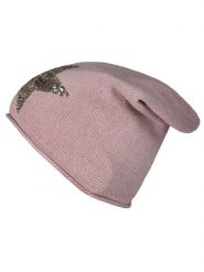 Zwillingsherz Czapka beanie w kolorze jasnoróżowym rozmiar: onesize. Różowe czapki damskie Zwillingsherz, bez wzorów, z kaszmiru. Za 83.42 zł.