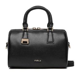 Torebka Furla. Czarne kuferki damskie Furla, bez wzorów, bez dodatków. Za 1,299.00 zł.