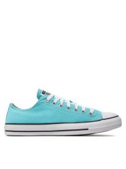 Converse Trampki Chuck Taylor All Star A06566C Niebieski. Niebieskie trampki damskie Converse, bez wzorów, z materiału, bez zapięcia. Za 329.99 zł.