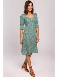 Stylove Sukienka w kolorze zielonym rozmiar: XL. Zielone sukienki damskie Stylove, bez wzorów, bez ramiączek. Za 206.91 zł.
