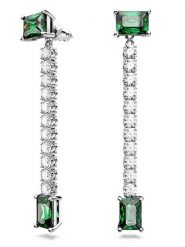 Swarovski Kolczyki-wkrętki z cyrkoniami rozmiar: onesize. Szare kolczyki damskie Swarovski, z cyrkonią, metalowe. Za 347.99 zł.